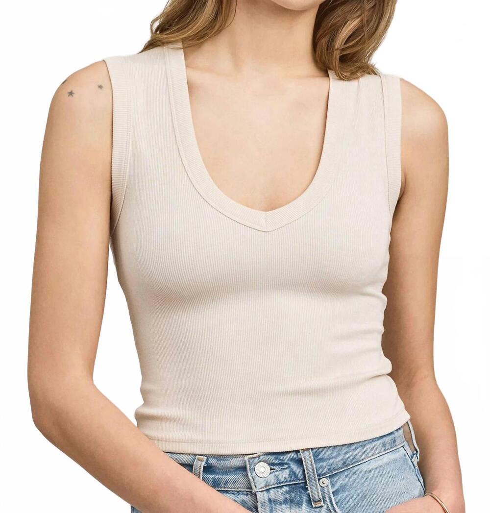 NEW GENTLE FAWN crawford tank in alabaster